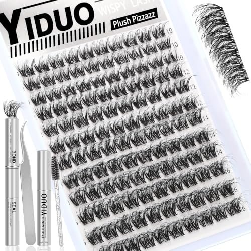 Spider Breeze Lash Clusters Kit Wispy Natural Eyelash Clusters D Curly Lashes Cluster Venus 10-16MM 5D Cluster Eyelash